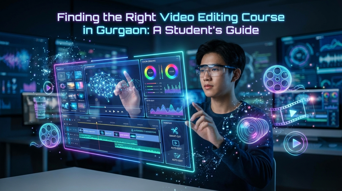 Finding the Right Video Editing Course in Gurgaon: A Student's Guide