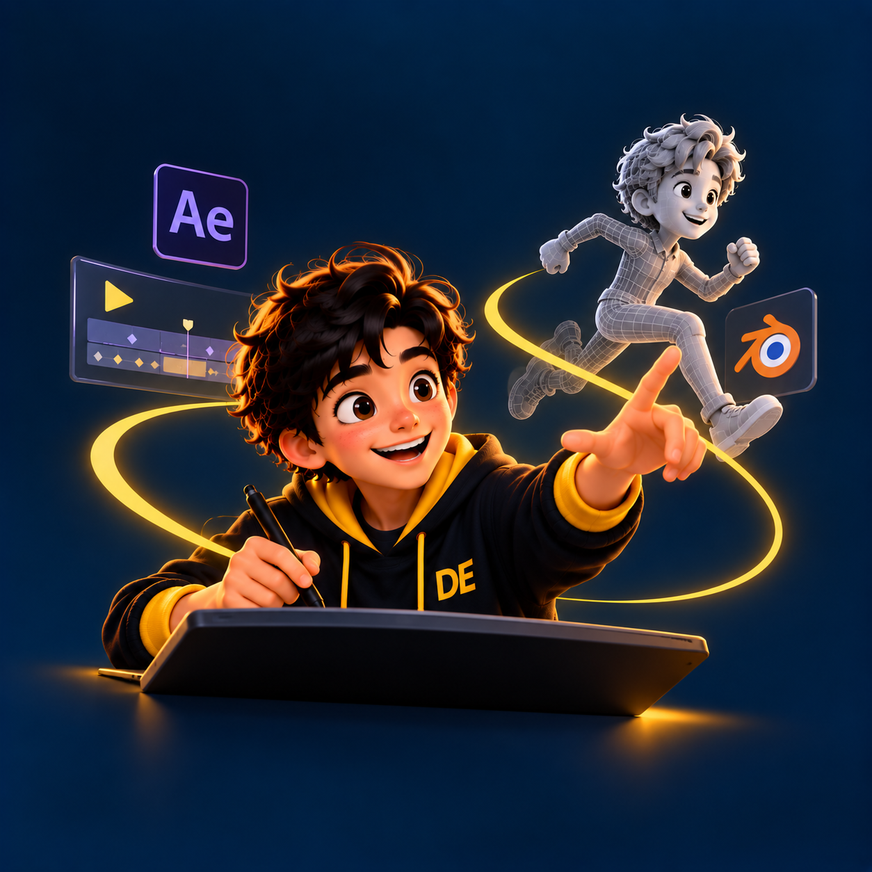 Expert Program in Motion Graphics & 3D Animation