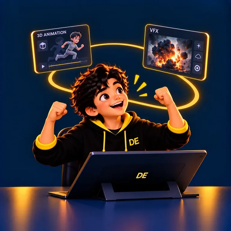 Advanced Program in 3D Animation & VFX learning environment